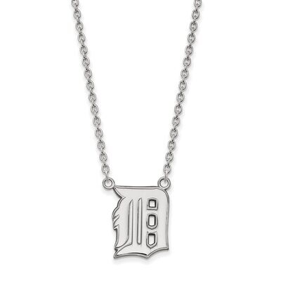 Detroit Tigers Large Pendant with Necklace Sterling Silver SS016TIG-18, MPN: SS016TIG-18, 886774627…