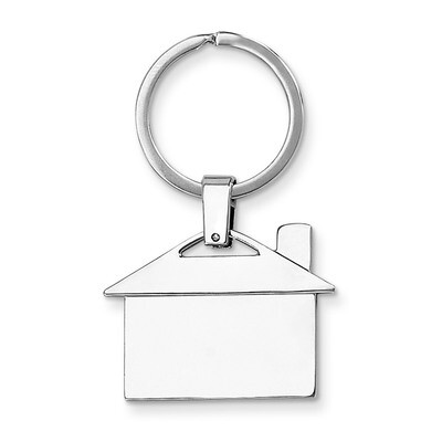 Nickel-plated House Key Chain GM9016, MPN: GM9016, 47105025064