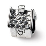 House Bead - Sterling Silver QRS343, MPN: QRS343, 883957720654