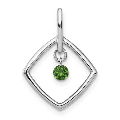 1/6Ct. Green Diamond Dangle Pendant 14k White Gold PM4796-GD-016-WA, MPN: PM4796-GD-016-WA, 8839575…