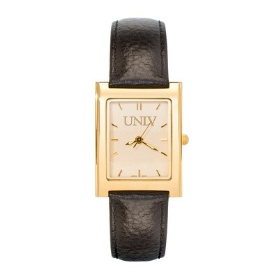 University of Nevada Lv Unlv Lady&#39;s Square Dress Lea Watch UNL128