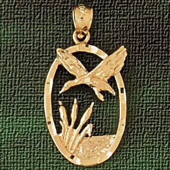 Dazzlers Jewelry Ocean Bird Pendant Necklace Charm Bracelet in Yellow, White or Rose Gold 2954, MPN…
