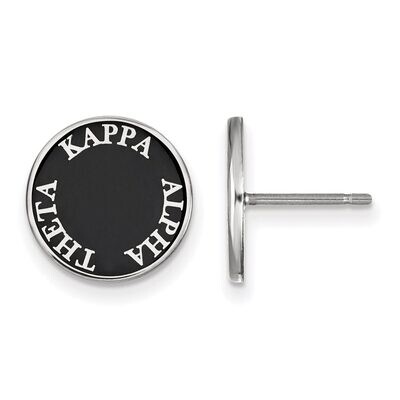 Kappa Alpha Theta Enameled Post Earrings Sterling Silver SS019KAT, MPN: SS019KAT, 886774603025