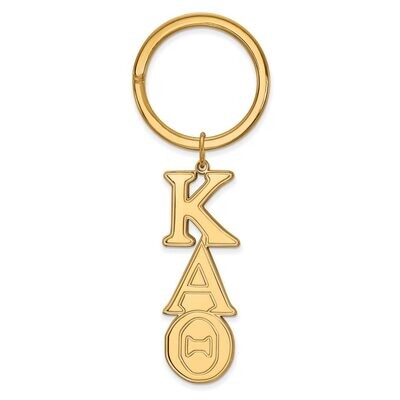 Kappa Alpha Theta Key Chain Gold-plated Silver GP010KAT, MPN: GP010KAT, 886774910987
