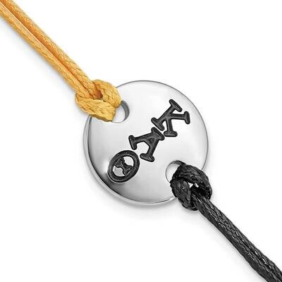 Brass Kappa Alpha Theta Black &amp; Gold with 1 ext Bracelet KAT001, MPN: KAT001, 810680026401