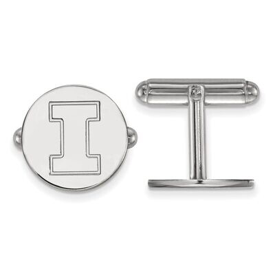 University of Illinois Cuff Link Sterling Silver SS012UIL, MPN: SS012UIL, 886774708249