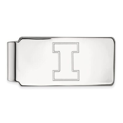 University of Illinois Money Clip Sterling Silver SS025UIL, MPN: SS025UIL, 886774708317