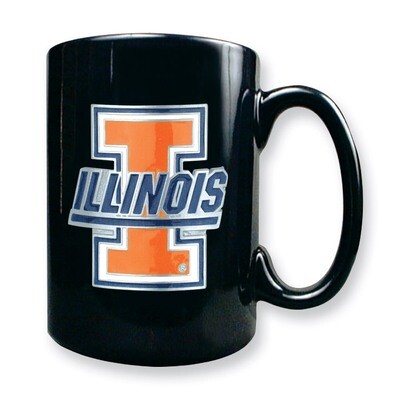 University of Illinois 15oz Black Ceramic Mug GC1745, MPN: GC1745, 89006486780
