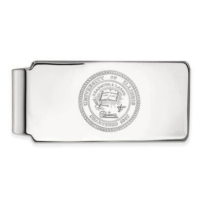 University of Illinois Crest Money Clip Sterling Silver SS070UIL, MPN: SS070UIL, 886774708324
