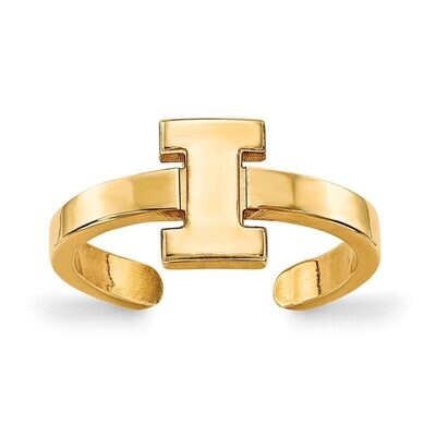 University of Illinois Toe Ring Gold-plated Silver GP029UIL, MPN: GP029UIL, 886774932972