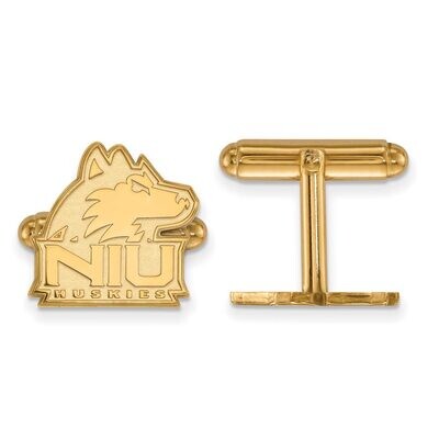 Northern Illinois University Cufflinks Gold-plated Silver GP010NIU, MPN: GP010NIU, 886774911144