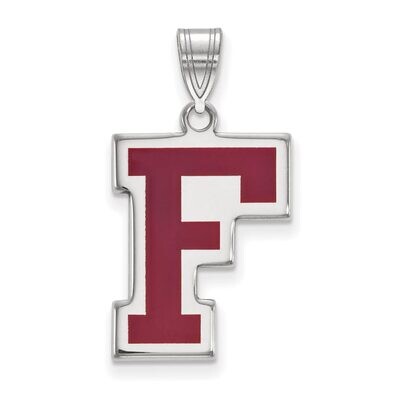 Fordham University Enamel Large Pendant Sterling Silver SS009FOU, MPN: SS009FOU, 886774683799