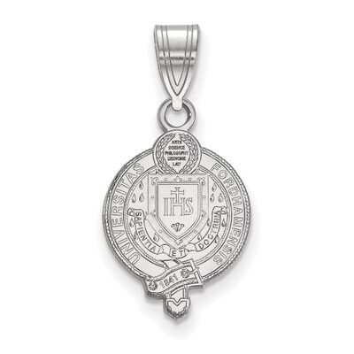 Fordham University Medium Crest Pendant Sterling Silver SS007FOU, MPN: SS007FOU, 886774683744