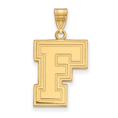 Fordham University Large Pendant Gold-plated Silver GP006FOU, MPN: GP006FOU, 886774902845