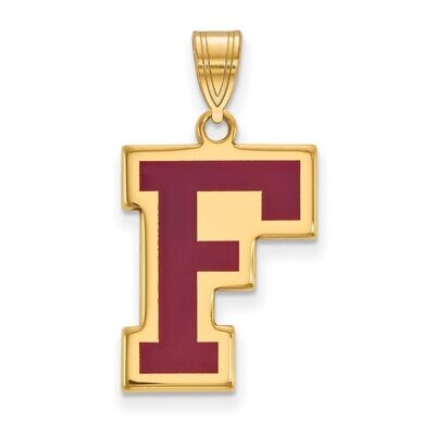 Fordham University Enamel Large Pendant Gold-plated Silver GP009FOU, MPN: GP009FOU, 886774909103