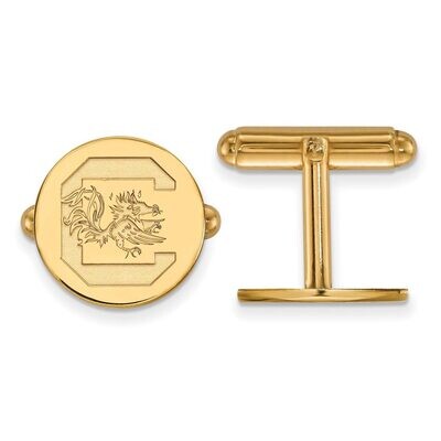 University of South Carolina Cufflinks 14k Yellow Gold 4Y012USO, MPN: 4Y012USO, 886774872353