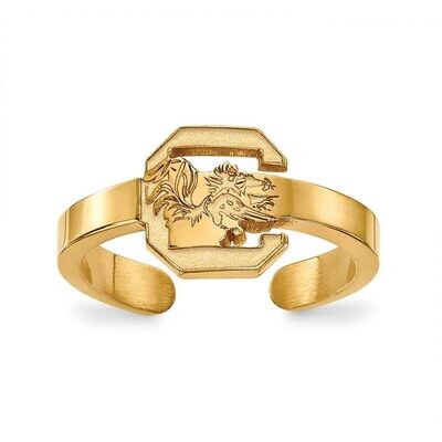 University of South Carolina Toe Ring Gold-plated Silver GP029USO, MPN: GP029USO, 886774933122
