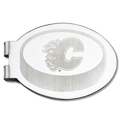 Calgary Flames Engraved Money Clip FLA095-MC