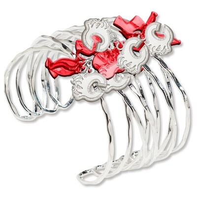 Calgary Flames Celebration Cuff Bracelet FLA074BR