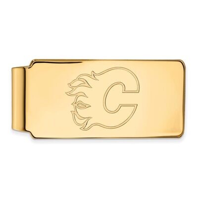 Calgary Flames Money Clip 14k Yellow Gold 4Y014FLA, MPN: 4Y014FLA, 886774739908