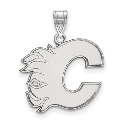 Calgary Flames Large Pendant Sterling Silver SS004FLA, MPN: SS004FLA, 886774745282