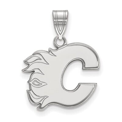 Calgary Flames Medium Pendant Sterling Silver SS003FLA, MPN: SS003FLA, 886774745060