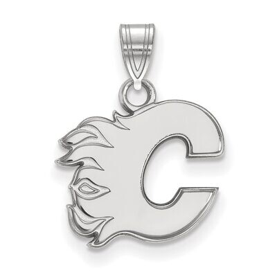 Calgary Flames Small Pendant Sterling Silver SS002FLA, MPN: SS002FLA, 886774744797