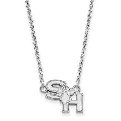 Sam Houston State University Small Pendant with Necklace Sterling Silver SS005SHS-18, MPN: SS005SHS…