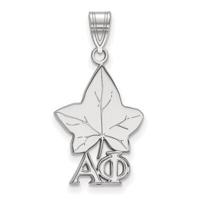 Alpha Phi Medium Pendant Sterling Silver SS036APH, MPN: SS036APH, 886774607351