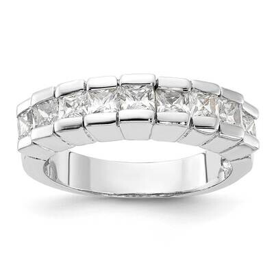 CZ Ring Sterling Silver QR1302, MPN: QR1302,