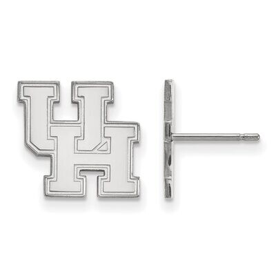 University of Houston Small Post Earring 14k White Gold 4W008UHO, MPN: 4W008UHO, 886774835730