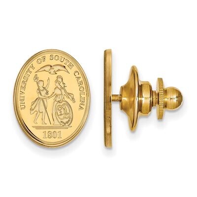University of South Carolina Crest Lapel Pin 14k Yellow Gold 4Y066USO, MPN: 4Y066USO, 886774886961