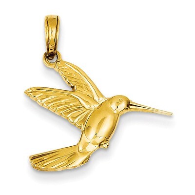 Hummingbird in Flight Pendant 14k Gold C3477, MPN: C3477, 637218112708