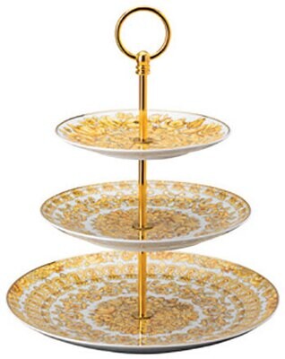 Versace Medusa Rhapsody Etagere 3 Tiers 7, 8 1/2 , 10 1/2 Inch, MPN: 19335-403670-25311, 7909551100…