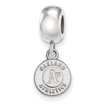 Oakland Athletics Bead Charm Extra Small Dangle Sterling Silver SS013ATH, MPN: SS013ATH, 8867746267…