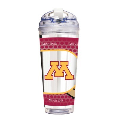 NCAA University of Minnesota 24 oz Double Wall Acrylic Tumbler GC6807, MPN: GC6807,