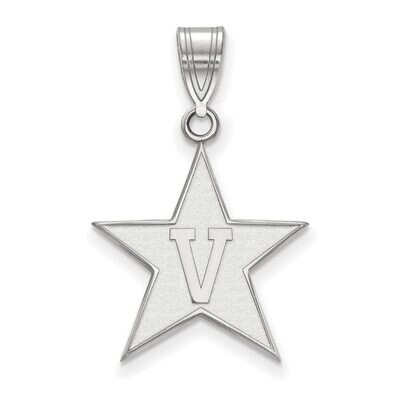 Vanderbilt University Large Pendant 14k White Gold 4W002VAU, MPN: 4W002VAU, 886774828305