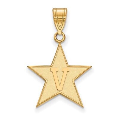 Vanderbilt University Large Pendant 14k Yellow Gold 4Y002VAU, MPN: 4Y002VAU, 886774860206