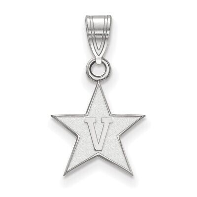 Vanderbilt University Small Pendant 10k White Gold 1W001VAU, MPN: 1W001VAU, 886774767406