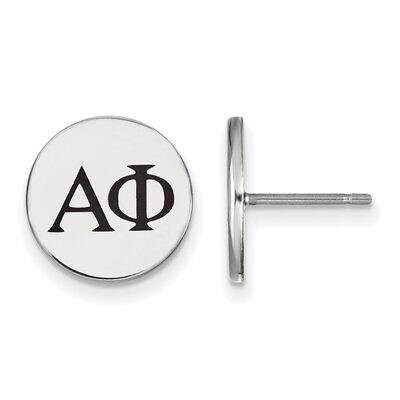 Alpha Phi Enameled Post Earrings Sterling Silver SS033APH, MPN: SS033APH, 886774606576