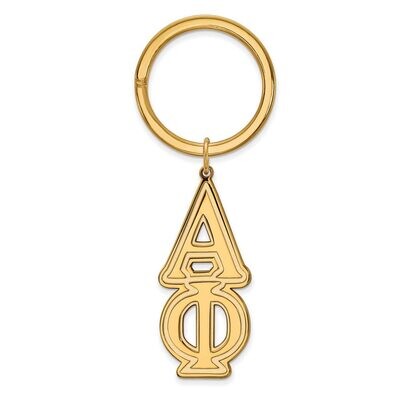 Alpha Phi Key Chain Gold-plated Silver GP010APH, MPN: GP010APH, 191101098925