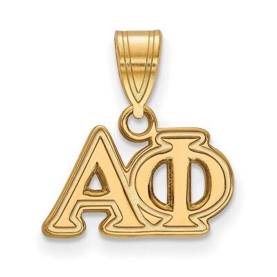 Alpha Phi Medium Pendant Gold-plated Silver GP003APH, MPN: GP003APH, 191101098840