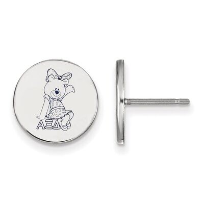 Alpha Xi Delta Enameled Post Earrings Sterling Silver SS047AXD, MPN: SS047AXD, 886774610238
