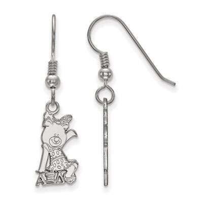Alpha Xi Delta Small Dangle Earrings Sterling Silver SS037AXD, MPN: SS037AXD, 886774607634