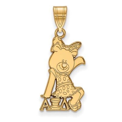 Alpha Xi Delta Medium Pendant Gold-plated Silver GP036AXD, MPN: GP036AXD, 886774937977