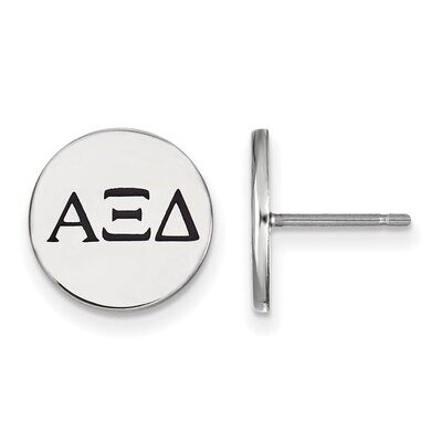 Alpha Xi Delta Enameled Post Earrings Sterling Silver SS033AXD, MPN: SS033AXD, 886774606590