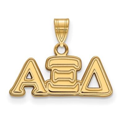 Alpha Xi Delta Small Pendant Gold-plated Silver GP002AXD, MPN: GP002AXD, 886774892146
