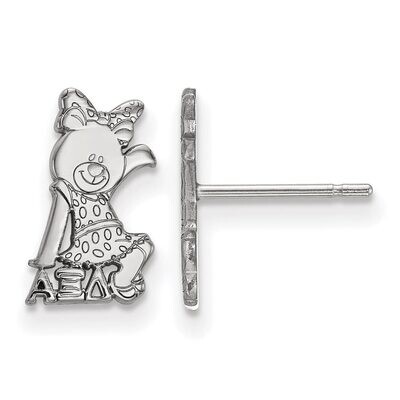 Alpha Xi Delta Extra Small Post Earrings Sterling Silver SS038AXD, MPN: SS038AXD, 886774607894