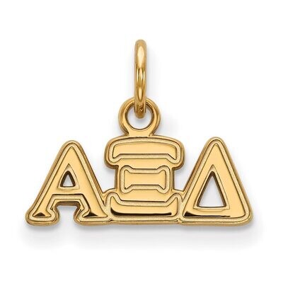 Alpha Xi Delta Extra Small Pendant Gold-plated Silver GP001AXD, MPN: GP001AXD, 886774889238