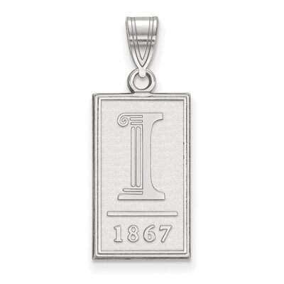 University of Illinois Large Pendant Sterling Silver SS063UIL, MPN: SS063UIL, 886774708164